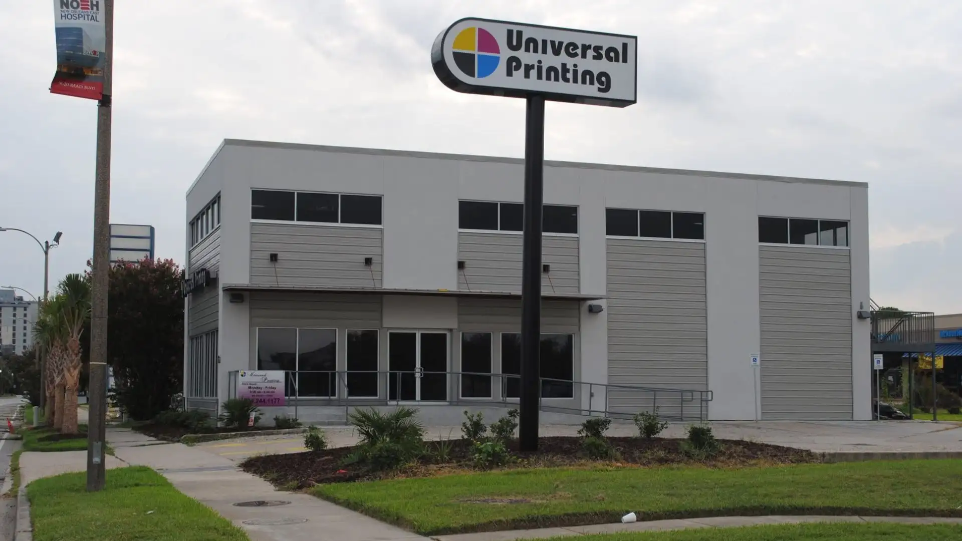Universal Printing - Front view building